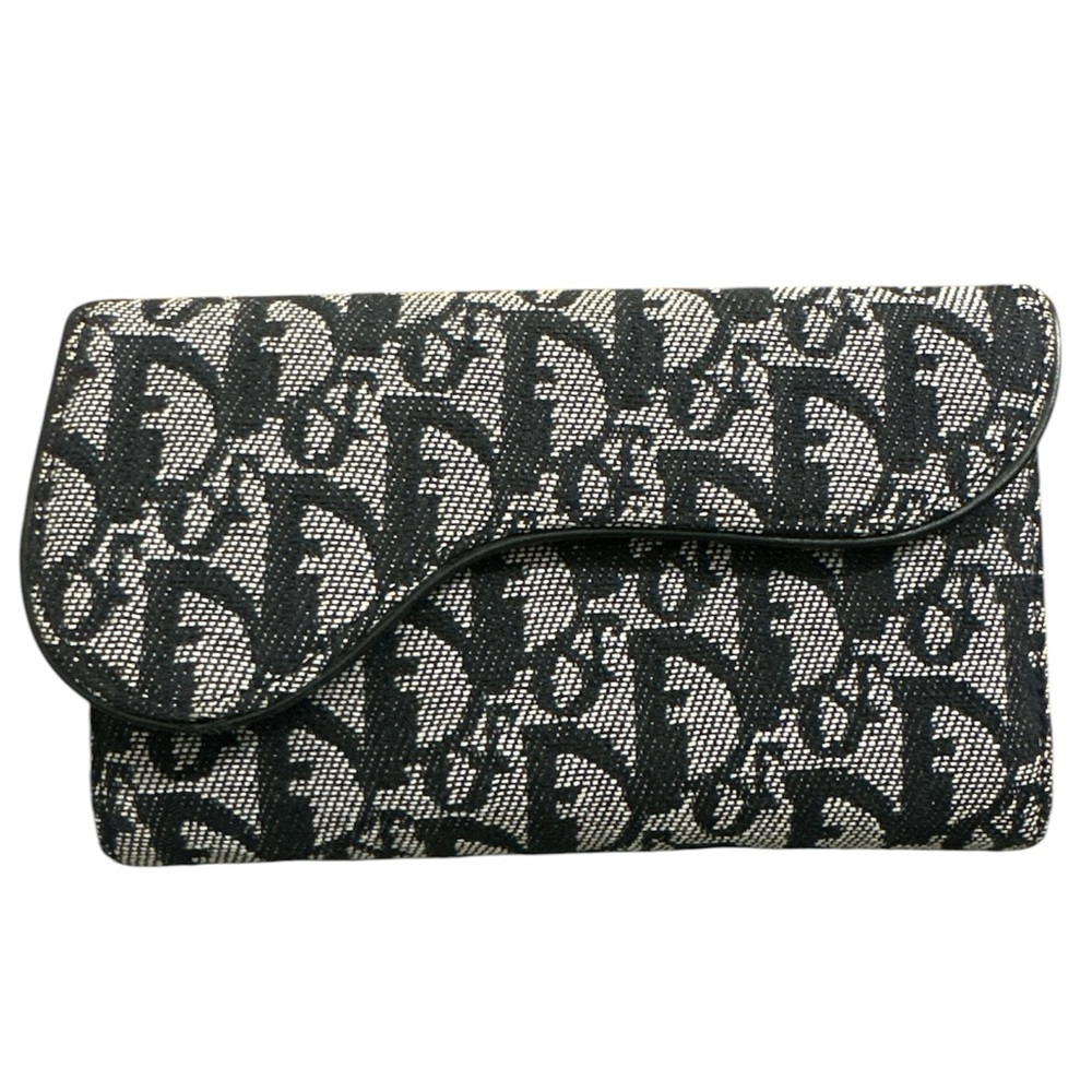 *SOLD***Christian Dior Saddle Trotter Trifold Wallet